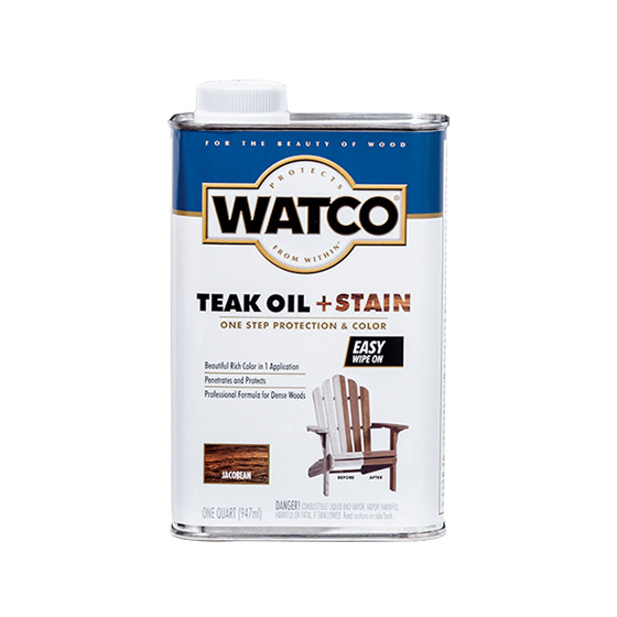 Масло тиковое для дерева и мебели WATCO TEAK OIL, тонирующее, Якобинский стиль, 0.94
