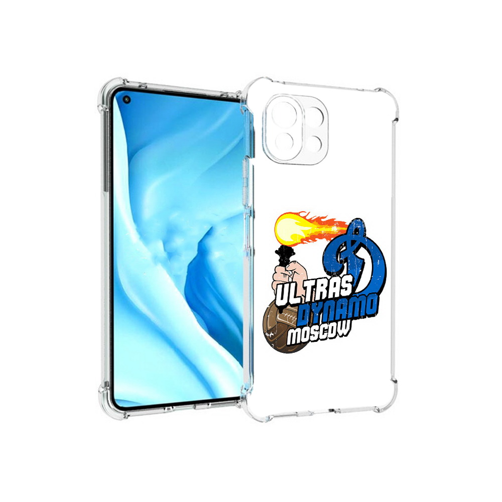 

Чехол MyPads Tocco для Xiaomi Mi 11 Lite ФК Динамо (PT159462.256.177), Прозрачный, Tocco