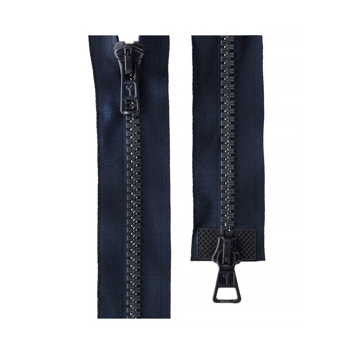 

Молния Gamma Трактор, 100 см, 10 шт, двухзамковая, №044, темно-синяя, Синий