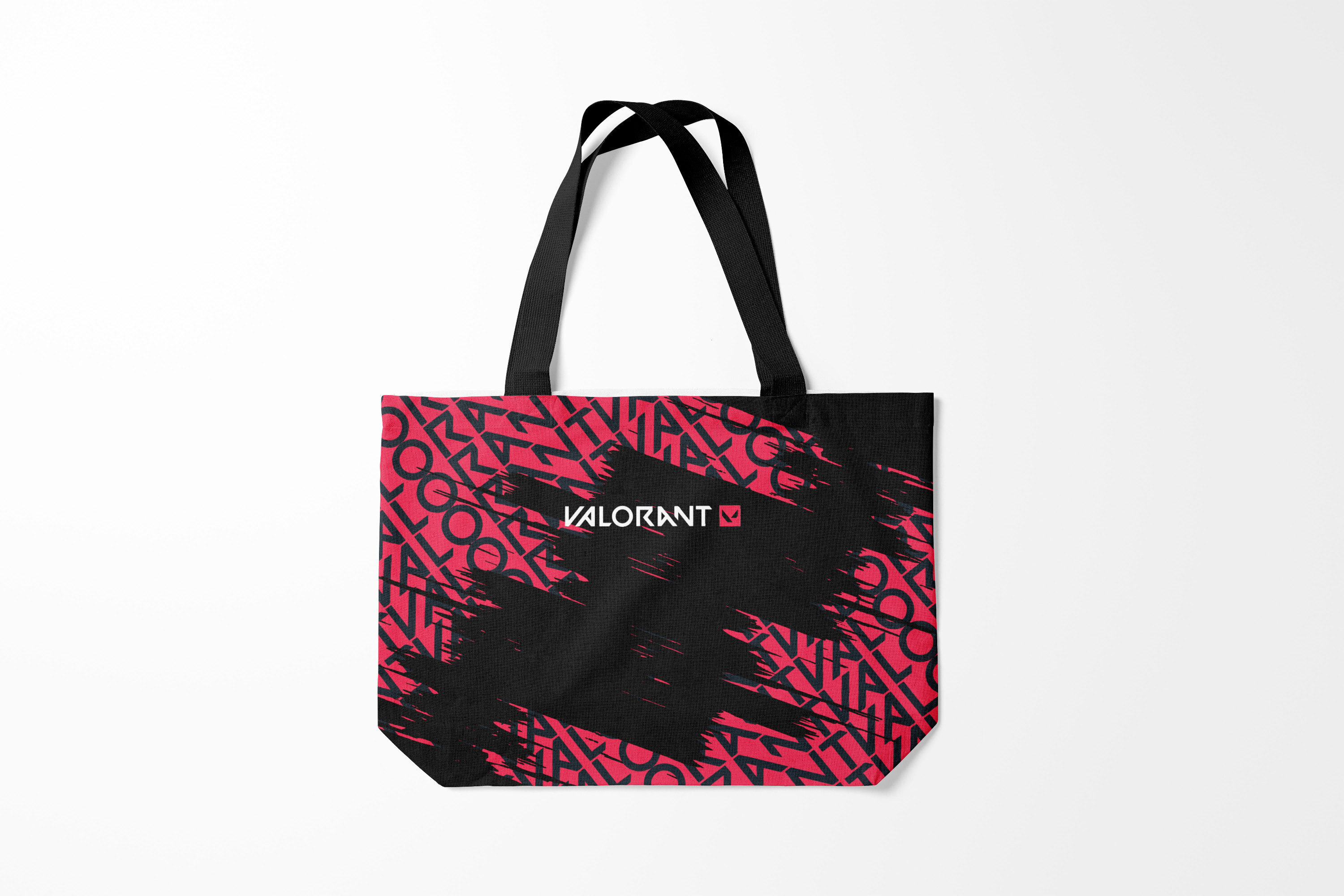

Сумка шoппер унисекс Burnettie Разные игры VALORANT., черный; розовый, Разные игры VALORANT.