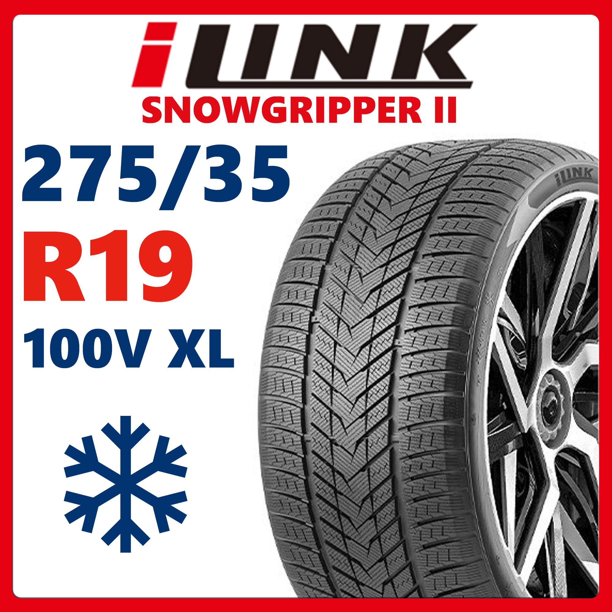 Шины зимние iLink SNOWGRIPPER II 275/35R19 100V XL