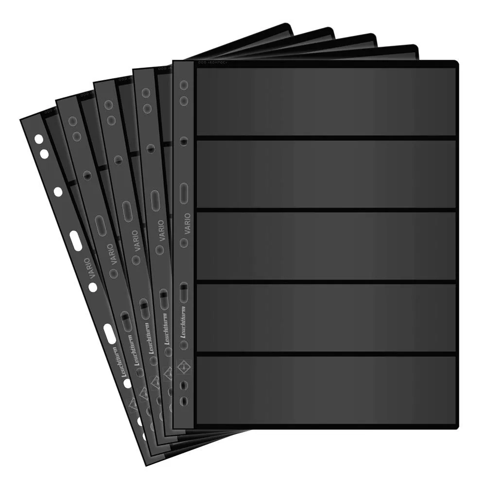 

Листы Leuchtturm319669 Vario 5S на 10 банкнот бон в альбом Vario