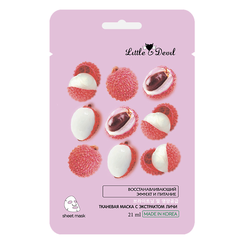 

Антиоксидантная маска с экстрактом личи "Little Devil", 21 г.