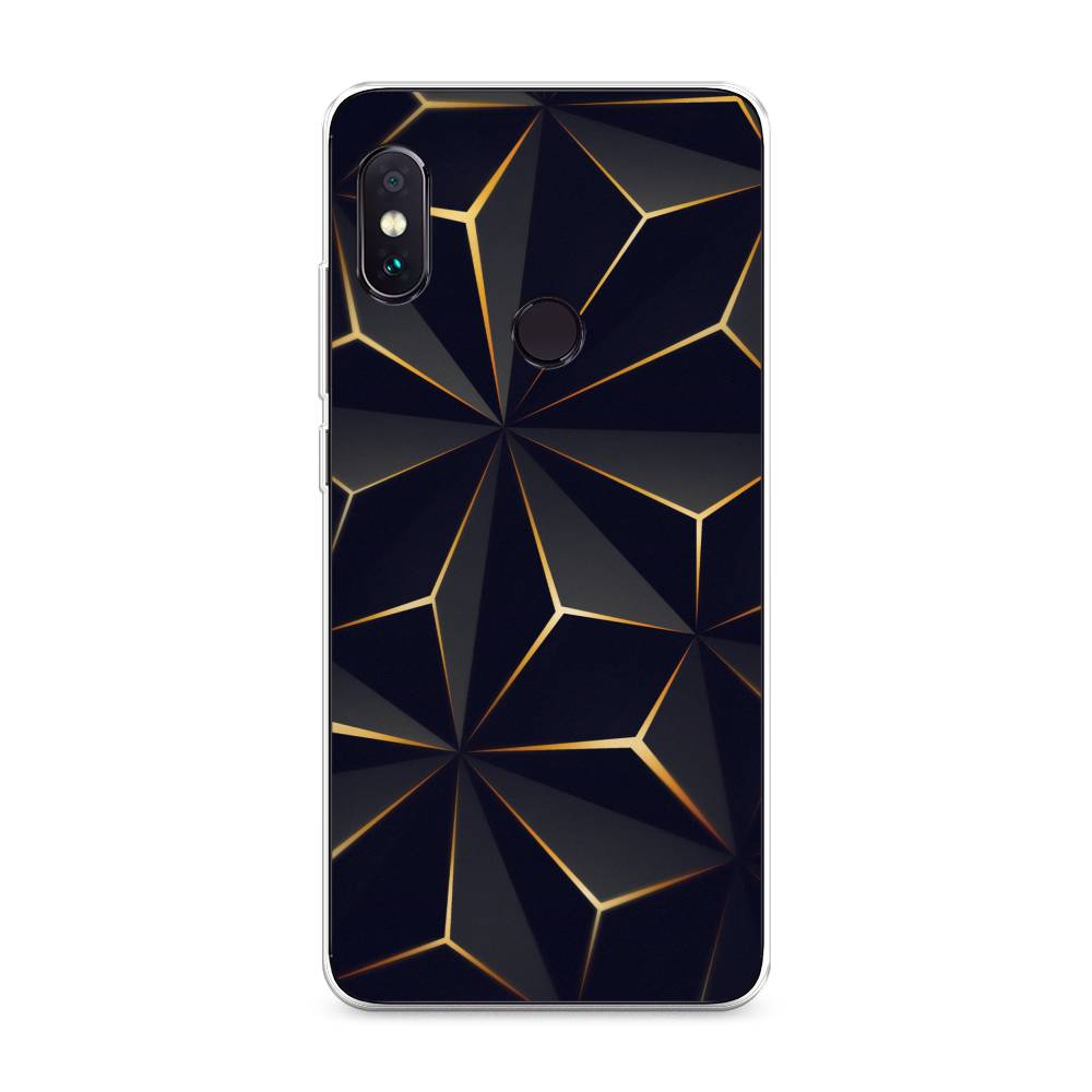 фото Чехол на xiaomi redmi note 5/note 5 pro "черные полигоны" case place