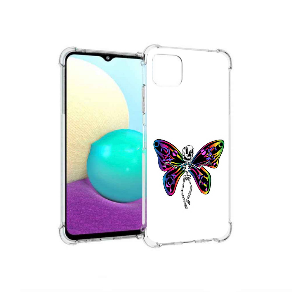 

Чехол MyPads Tocco для Samsung Galaxy A22 эффект бабочки, Прозрачный, Tocco