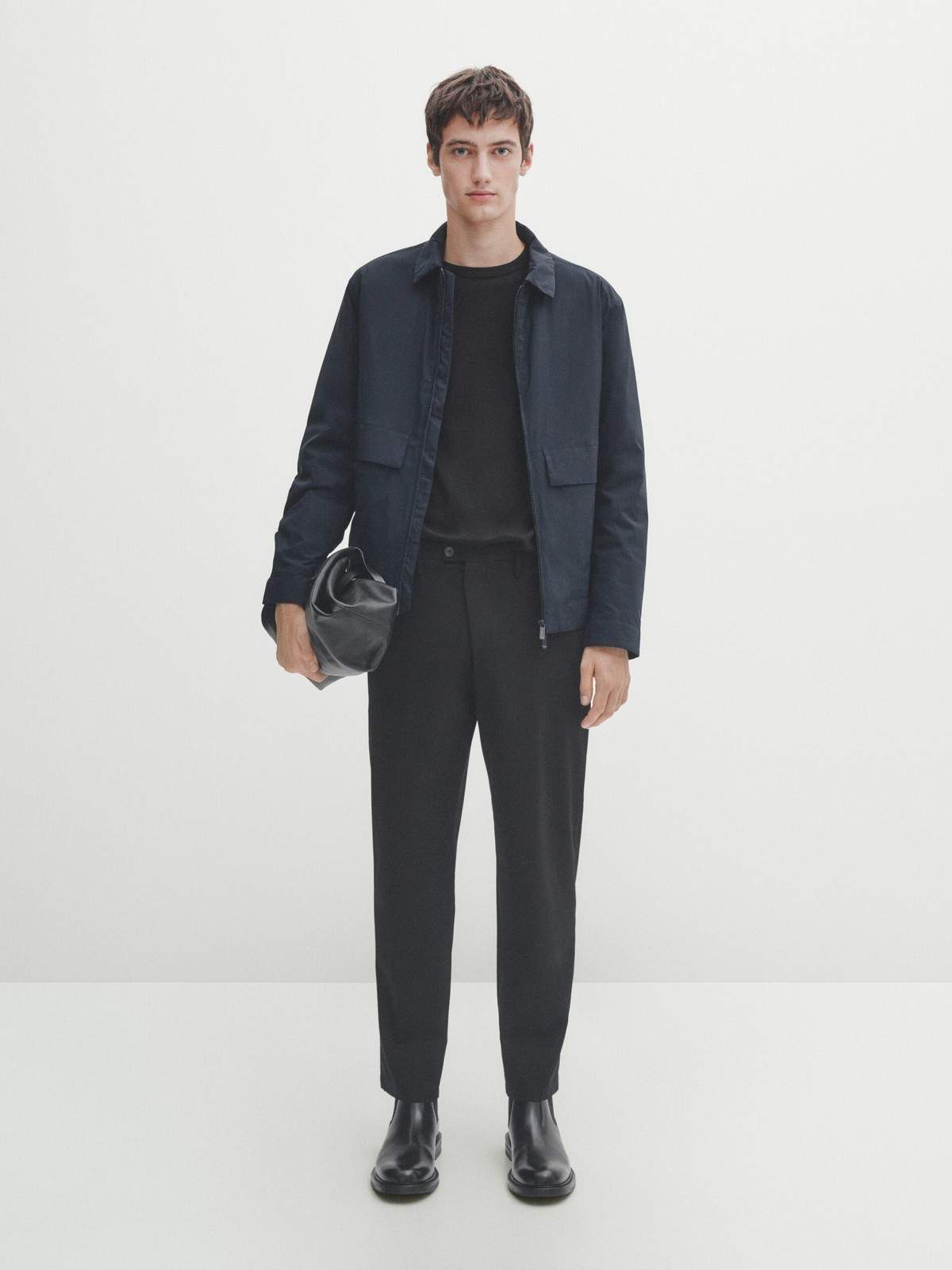 

Футболка мужская Massimo Dutti 0970/303-I2024 черная XXL, Черный, 0970/303-I2024