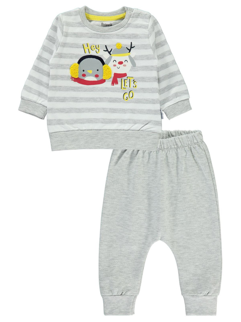 

Костюм для малыша Miniworld 17D175781K11-1 светло-серый 6-9 мес (доставка из-за рубежа), 17D175781K11-1