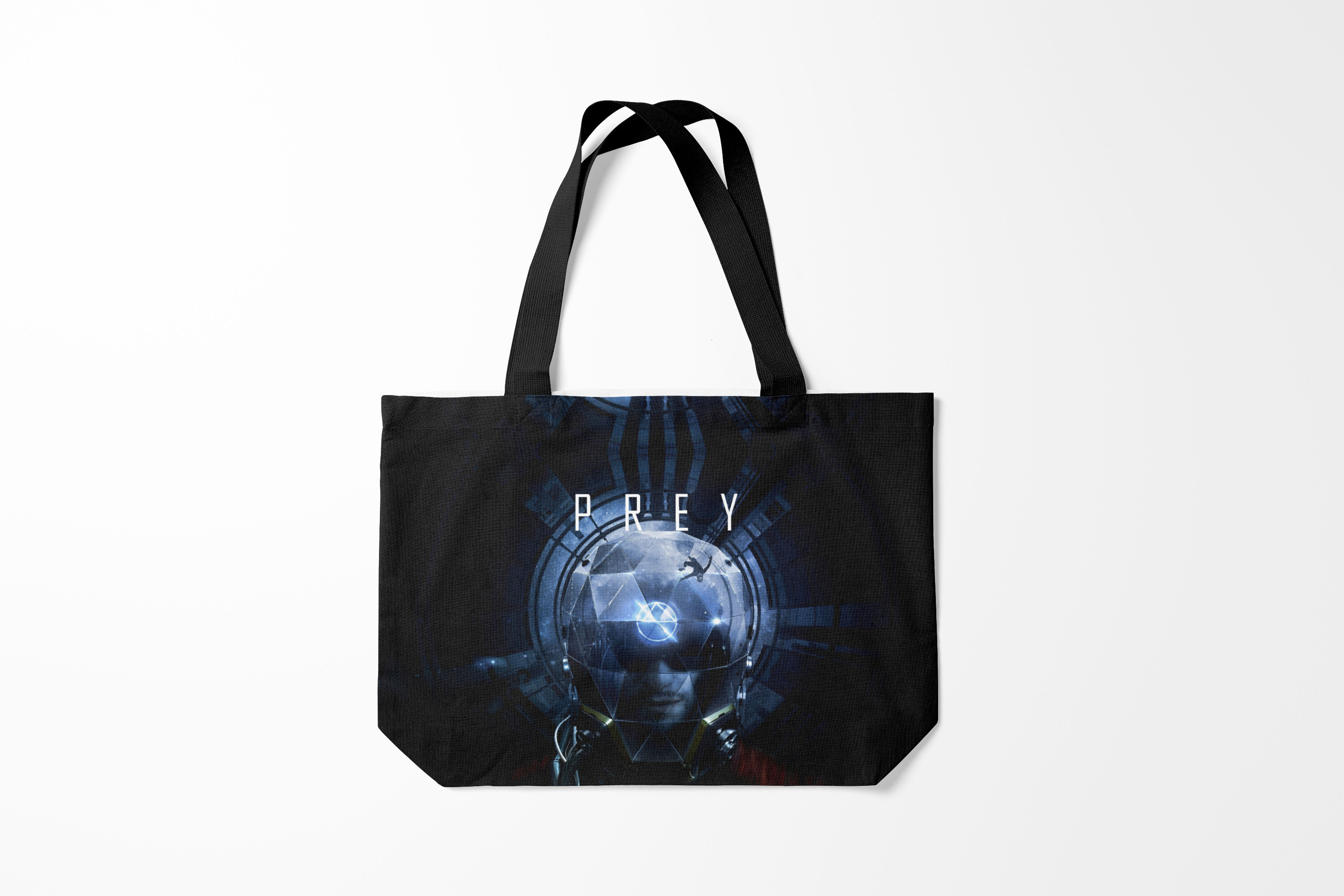 

Сумка шoппер унисекс Burnettie Разные игры Prey Морган Ю, черный, Разные игры Prey Морган Ю