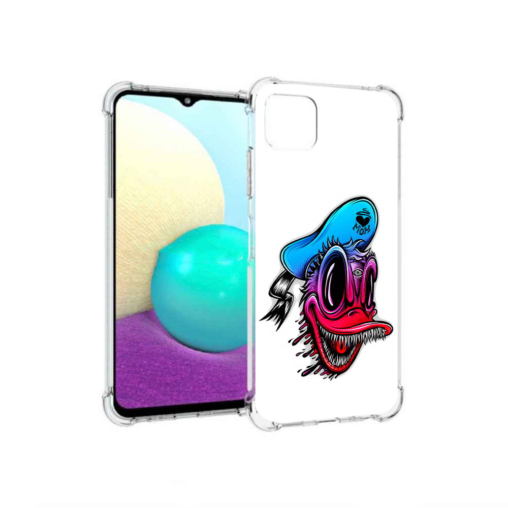 

Чехол MyPads Tocco для Samsung Galaxy A22 Дональд, Прозрачный, Tocco