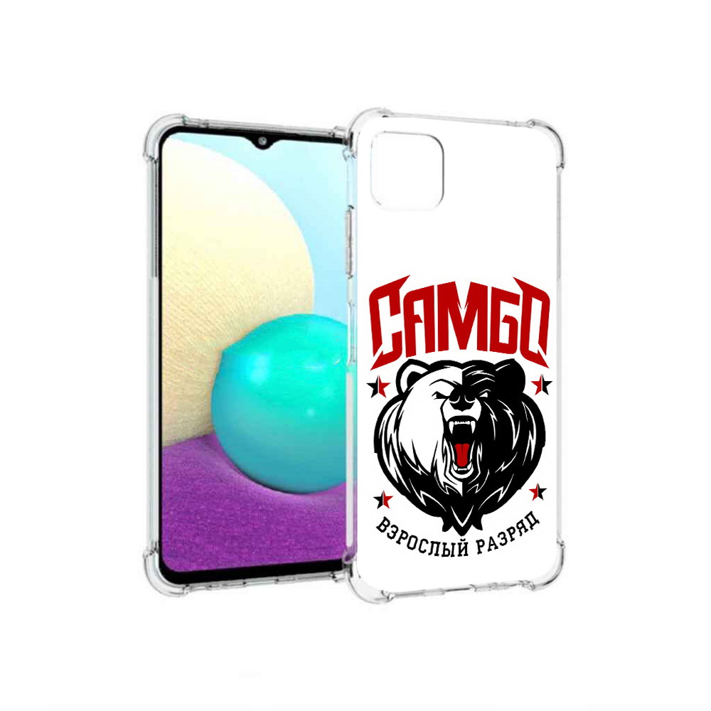 Чехол MyPads Tocco для Samsung Galaxy A22 Единоборства Самбо медведь