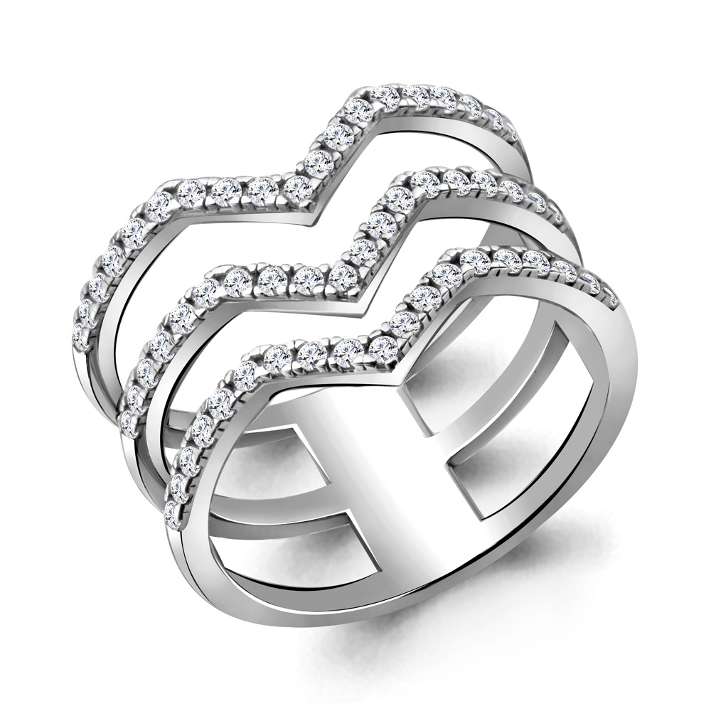 

Кольцо из серебра р. 17 AQUAMARINE 68692А_925_р, 68692А_925_р