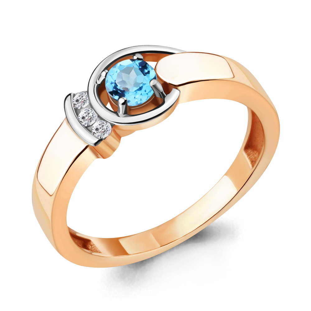

Кольцо из серебра р. , AQUAMARINE 6932205А_925_з, 6932205А_925_з