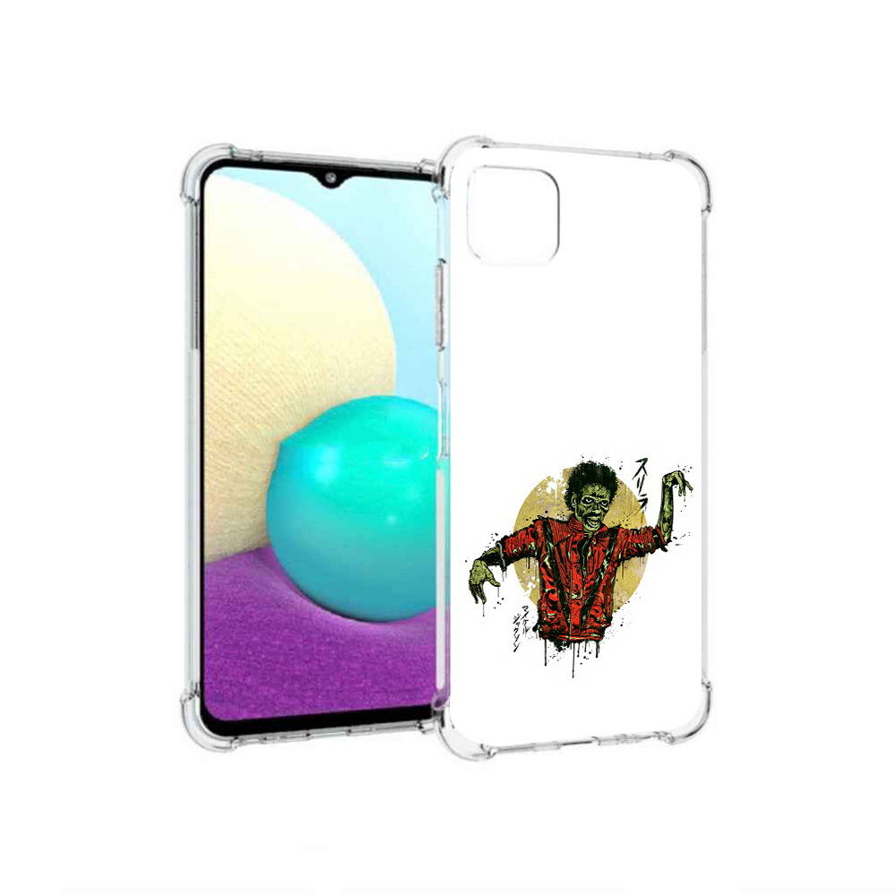 

Чехол MyPads Tocco для Samsung Galaxy A22 Зомби, Прозрачный, Tocco