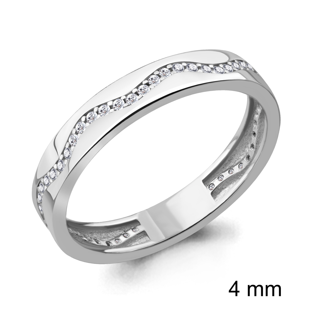 

Кольцо из серебра р. 17,5 AQUAMARINE 61687А_925_р, 61687А_925_р