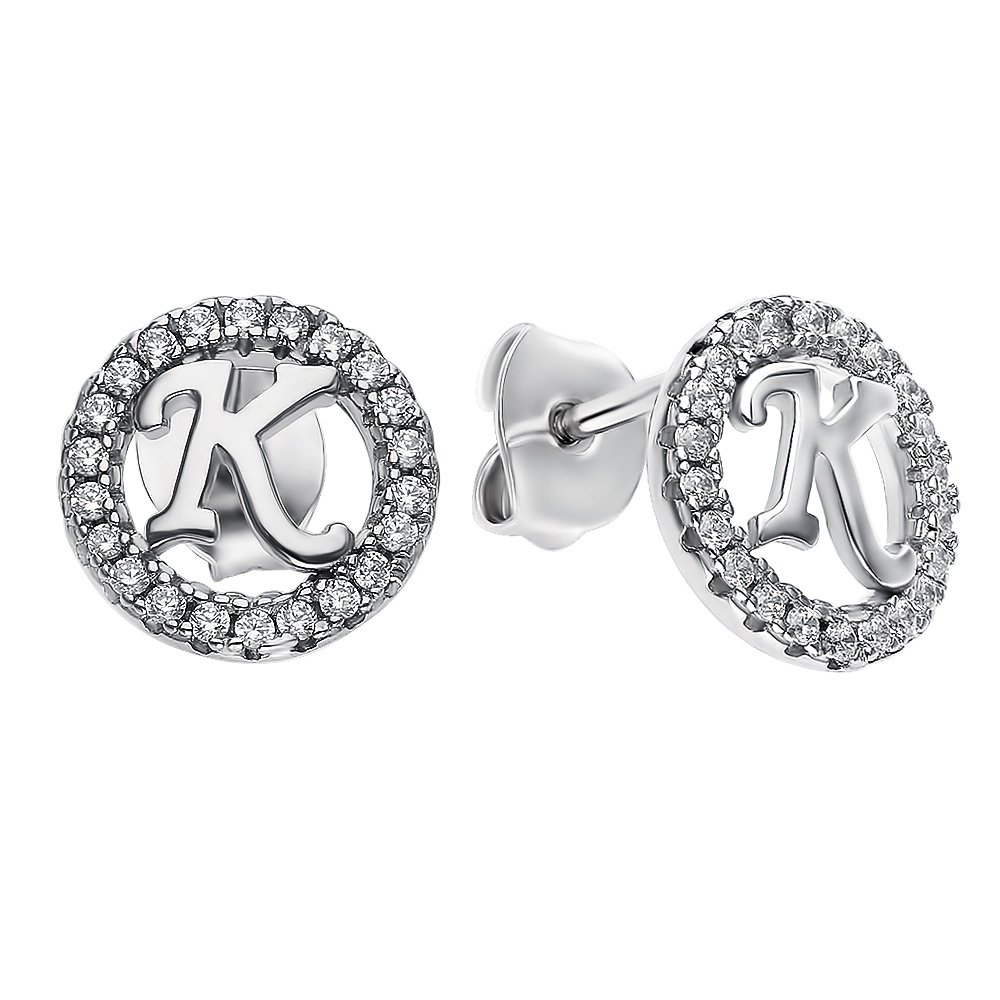 

Серьги из серебра с фианитом 585Gold 902000416, 902000416