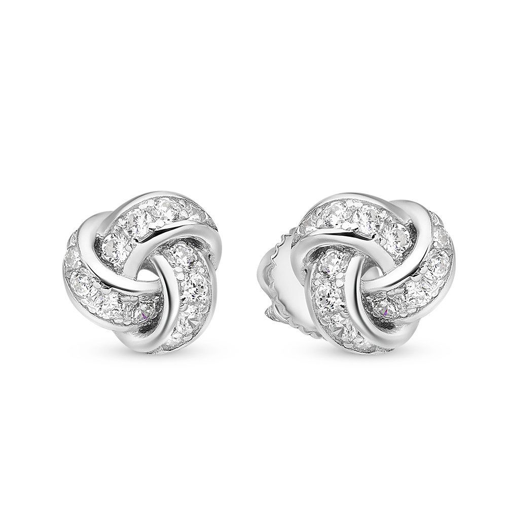 

Серьги из серебра с фианитом 585Gold 702006675, 702006675