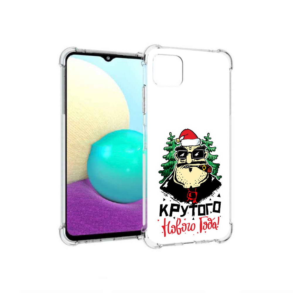

Чехол MyPads Tocco для Samsung Galaxy A22 Крутого нового года 2023, Прозрачный, Tocco