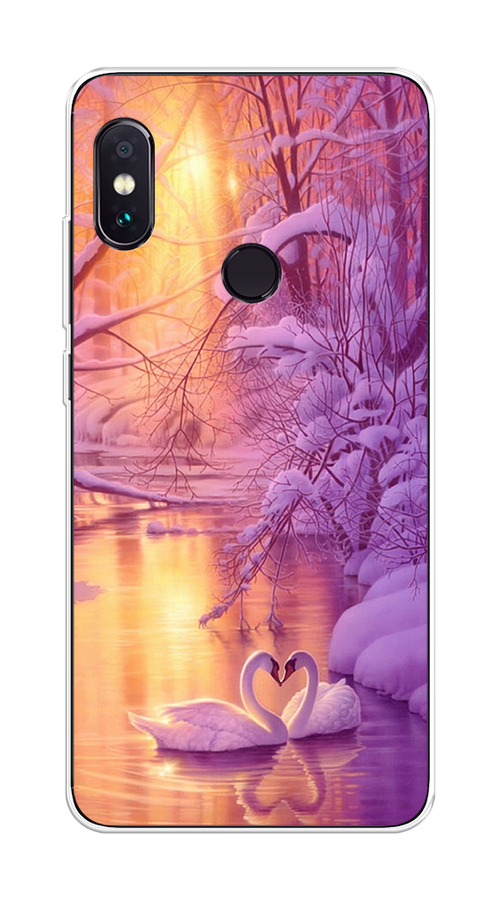 

Чехол на Xiaomi Redmi Note 5/Note 5 Pro "Зима 1", Фиолетовый;желтый, 32750-2