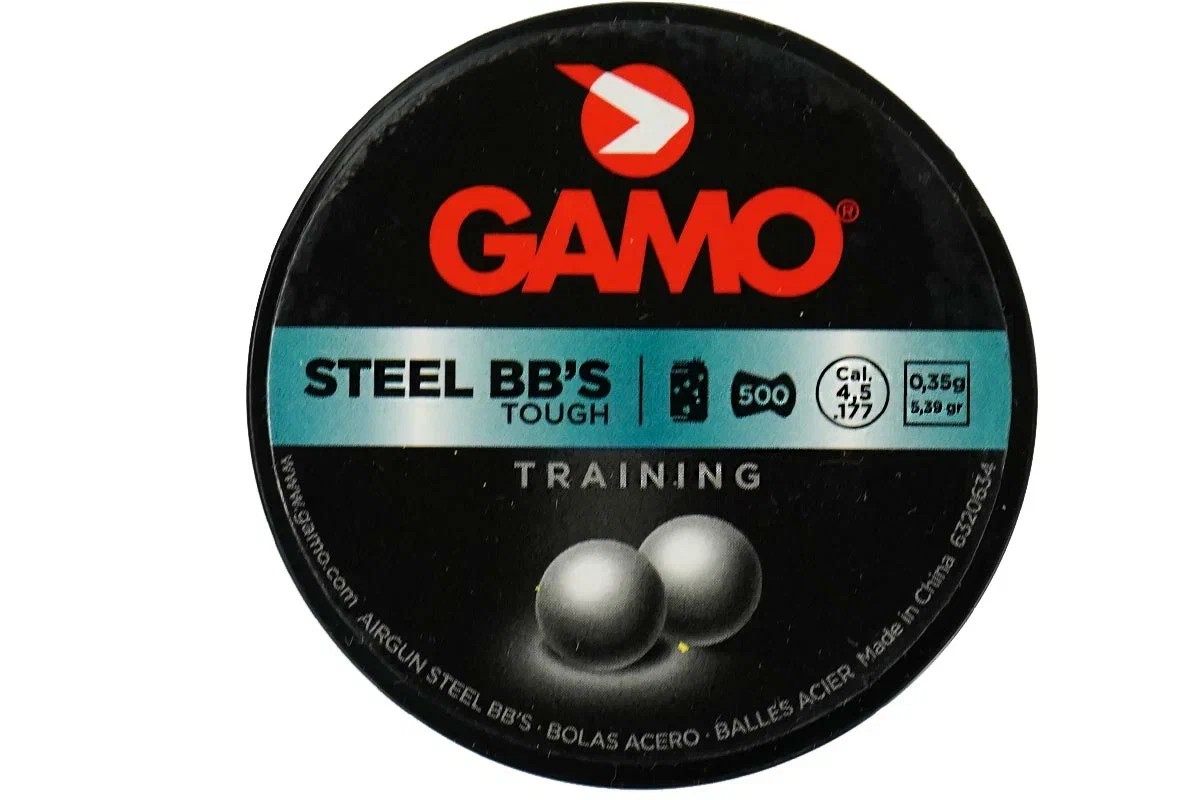 Шарики GAMO BBs стальные 4,5 мм 500 шт.