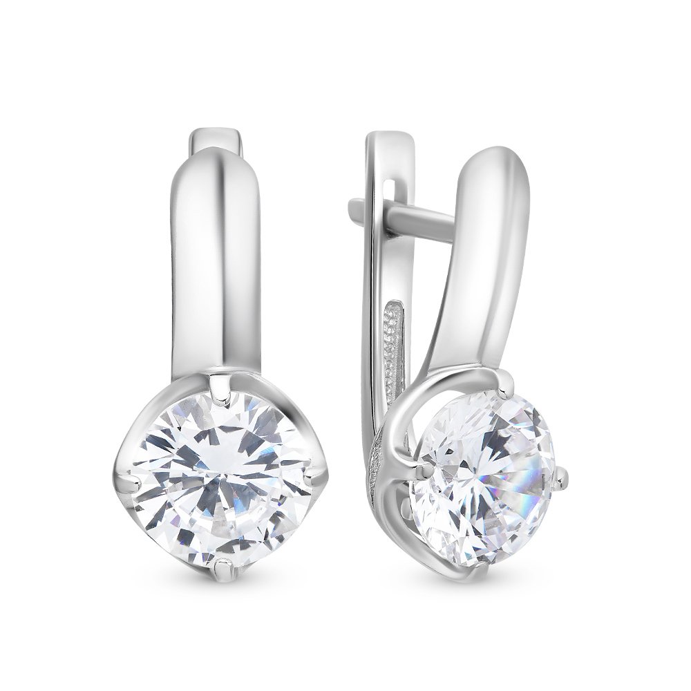 

Серьги из серебра с фианитом 585Gold 702006800, 702006800