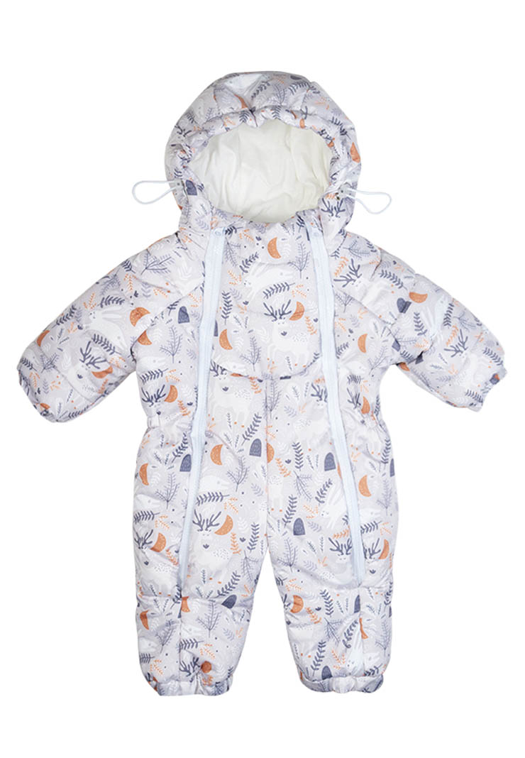 фото Зимний комбинезон для новорожденных сонный гномик саяны бежевый 2041 р. 74