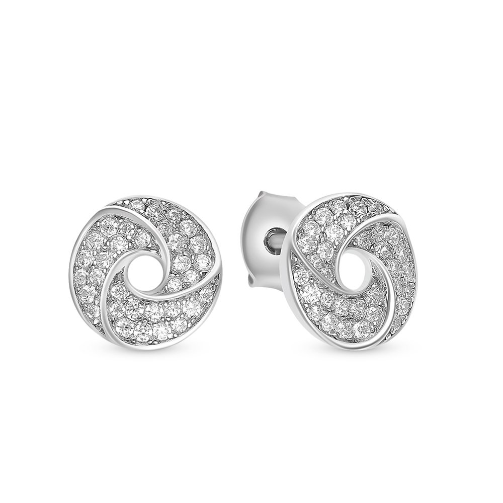 

Серьги из серебра с фианитом 585Gold 702006874, 702006874