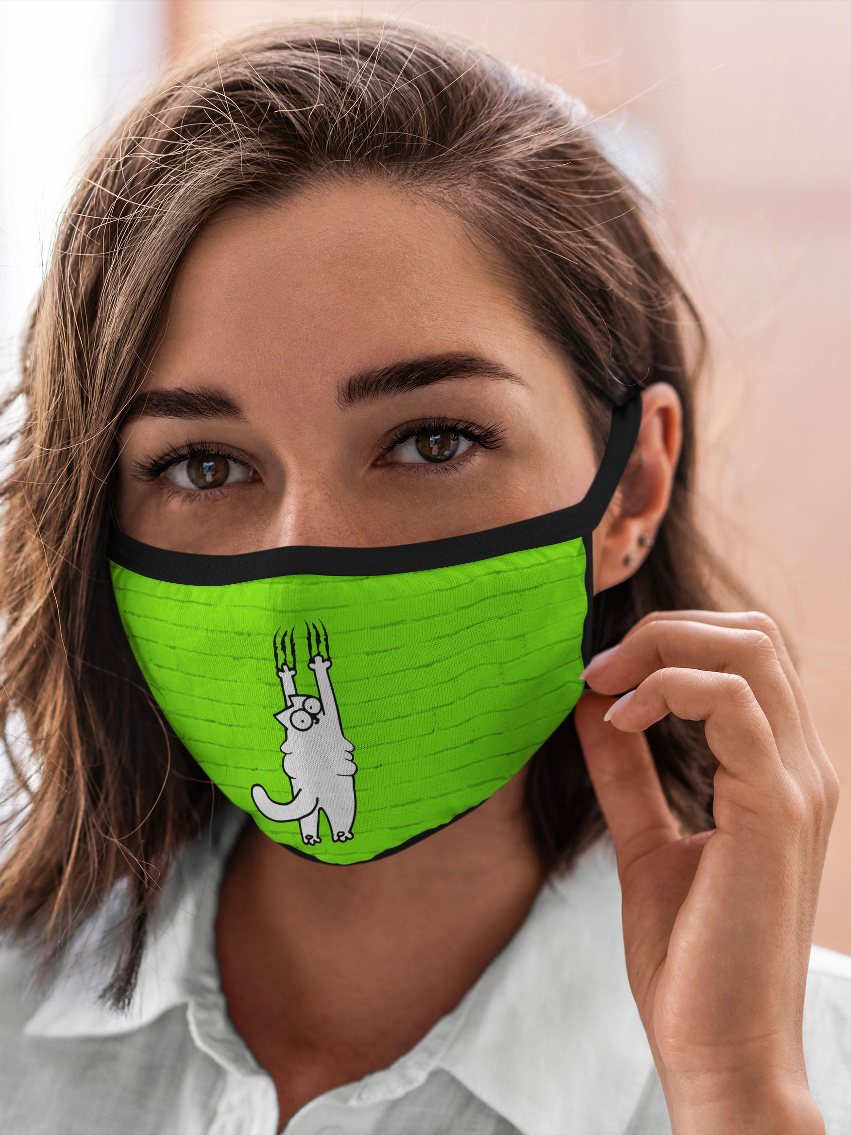 

Многоразовая маска унисекс Burnettie Simons Cat 3, Разноцветный, Simons Cat 3
