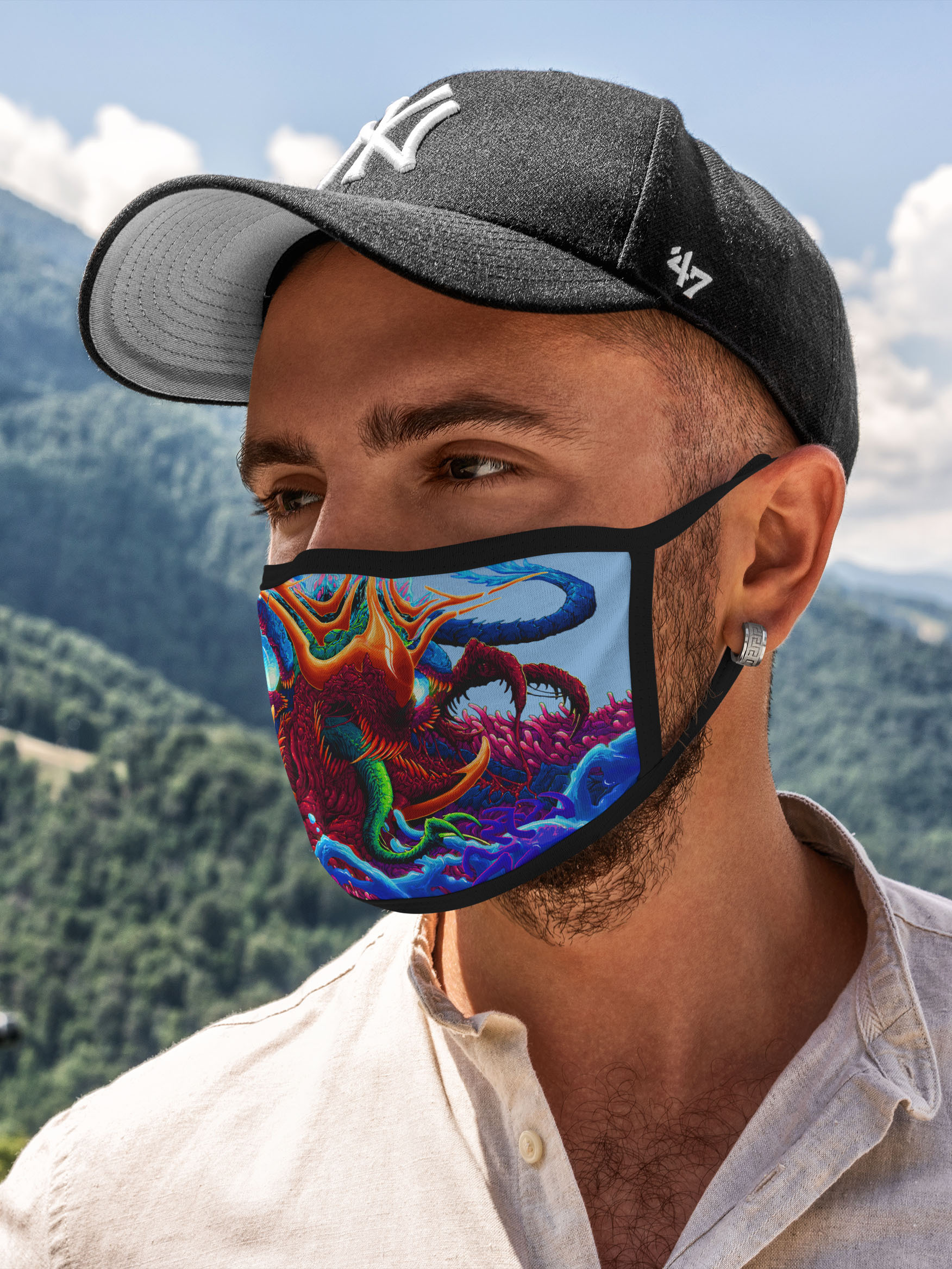 

Многоразовая маска унисекс Burnettie Counter Strike Hyper Beast, Разноцветный, Counter Strike Hyper Beast