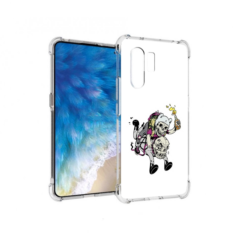 

Чехол MyPads Tocco для Vivo X30 время приключений скелеты (PT142331.408.277), Прозрачный, Tocco