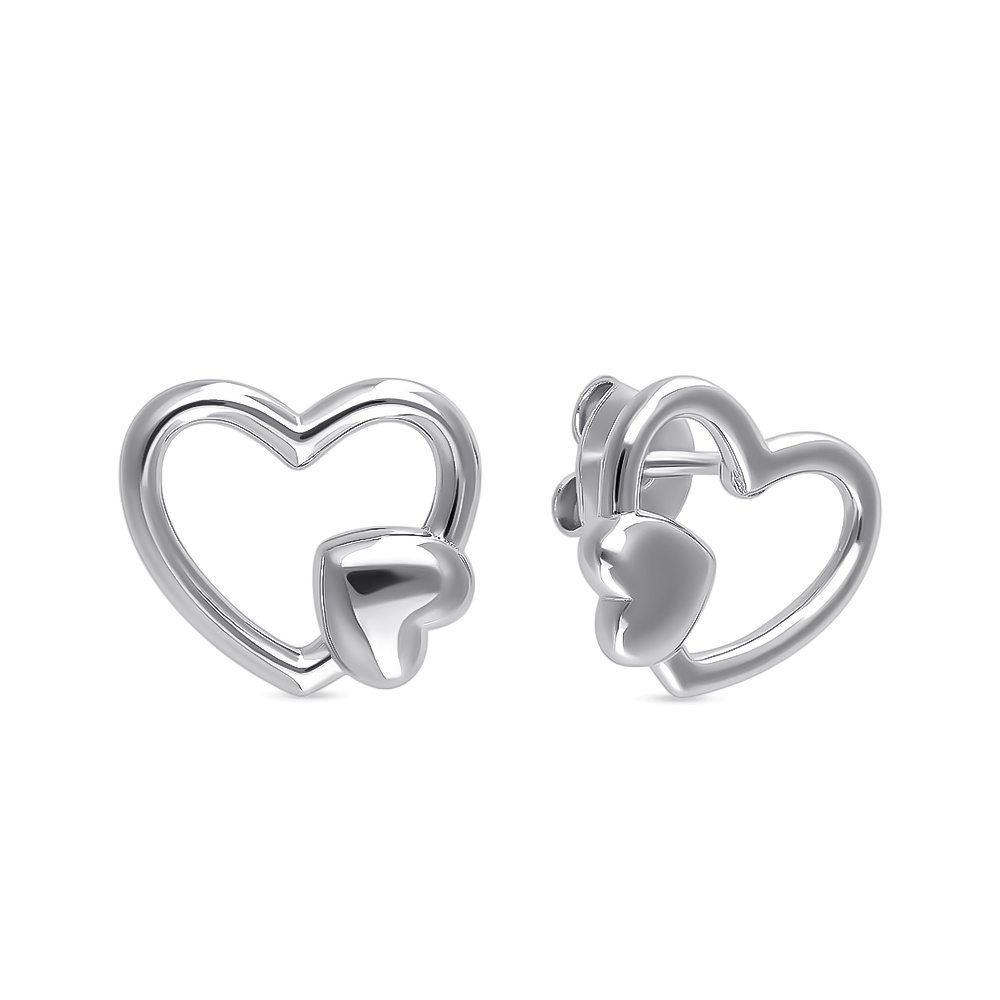 

Серьги из серебра с фианитом 585Gold 702006628, 702006628