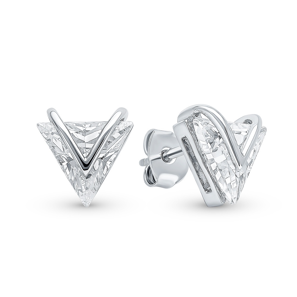 

Серьги из серебра с фианитом 585Gold 702006648, 702006648
