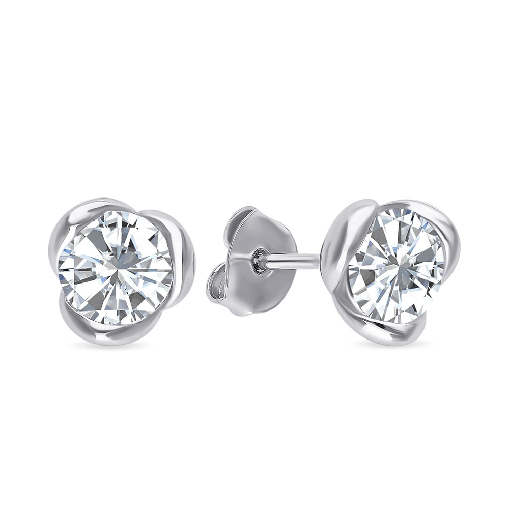 

Серьги из серебра с фианитом 585Gold 702006897, 702006897