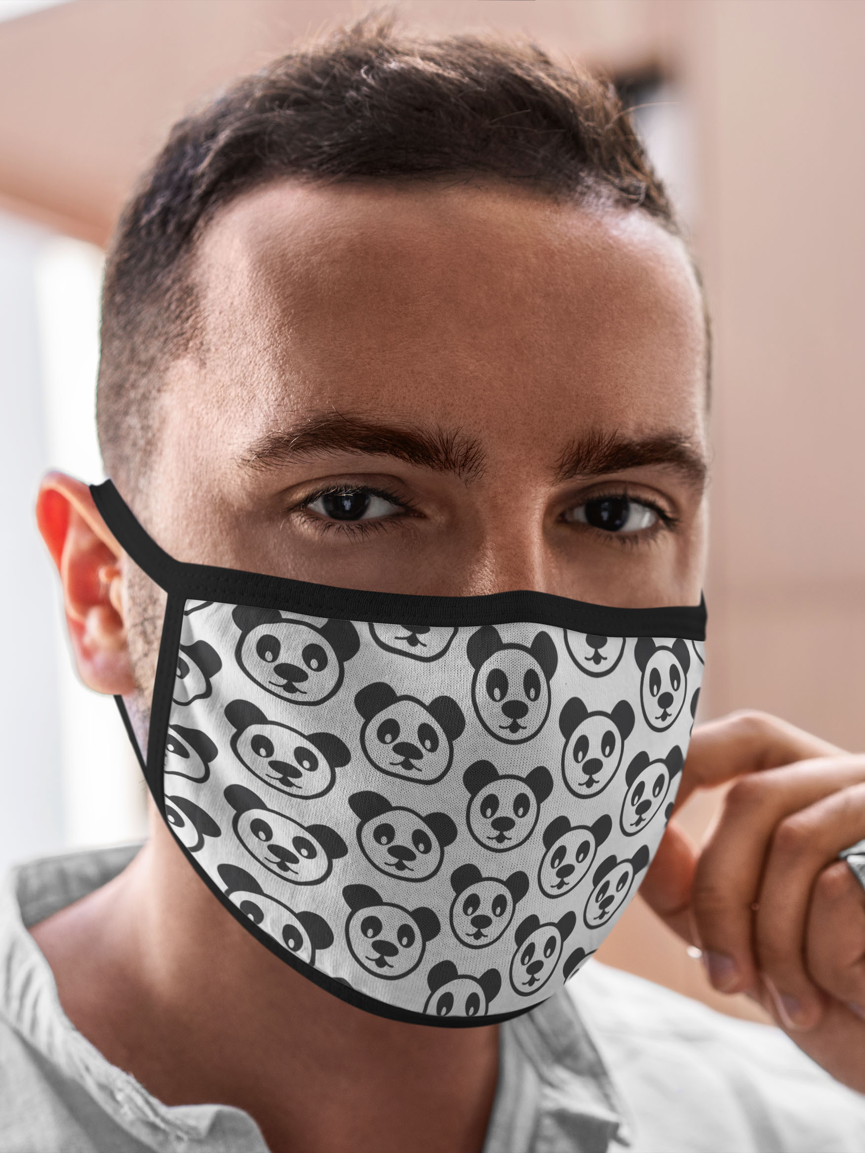

Многоразовая маска унисекс Burnettie Панды Panda, Разноцветный, Панды Panda