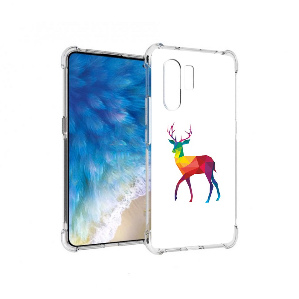 

Чехол MyPads Tocco для Vivo X30 геометрический олень (PT142331.408.286), Прозрачный, Tocco