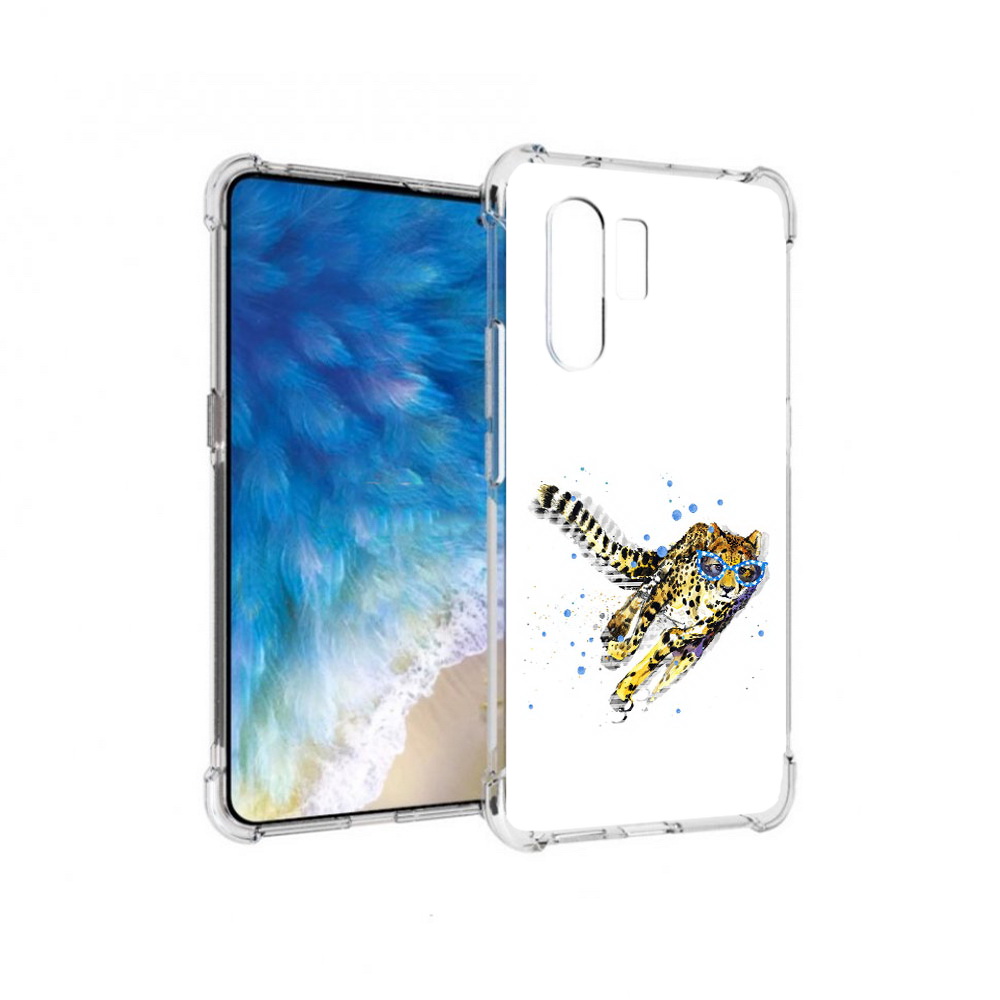 

Чехол MyPads Tocco для Vivo X30 гепард в очках (PT142331.408.287), Прозрачный, Tocco
