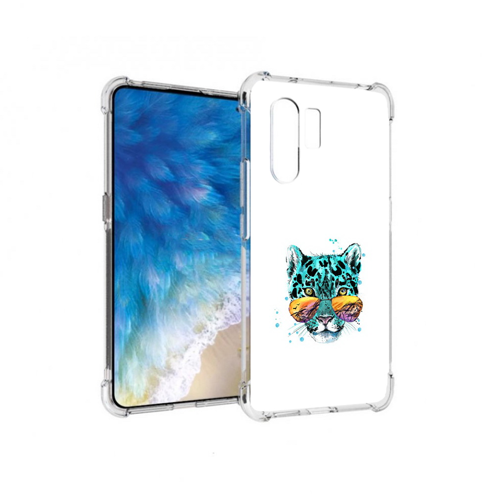 

Чехол MyPads Tocco для Vivo X30 голубой лео (PT142331.408.294), Прозрачный, Tocco