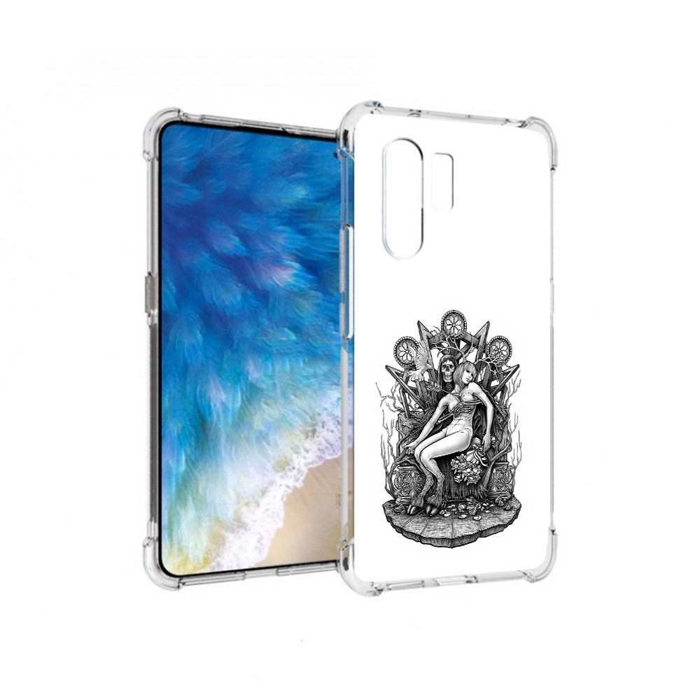 

Чехол MyPads Tocco для Vivo X30 девушка на троне (PT142331.408.309), Прозрачный, Tocco