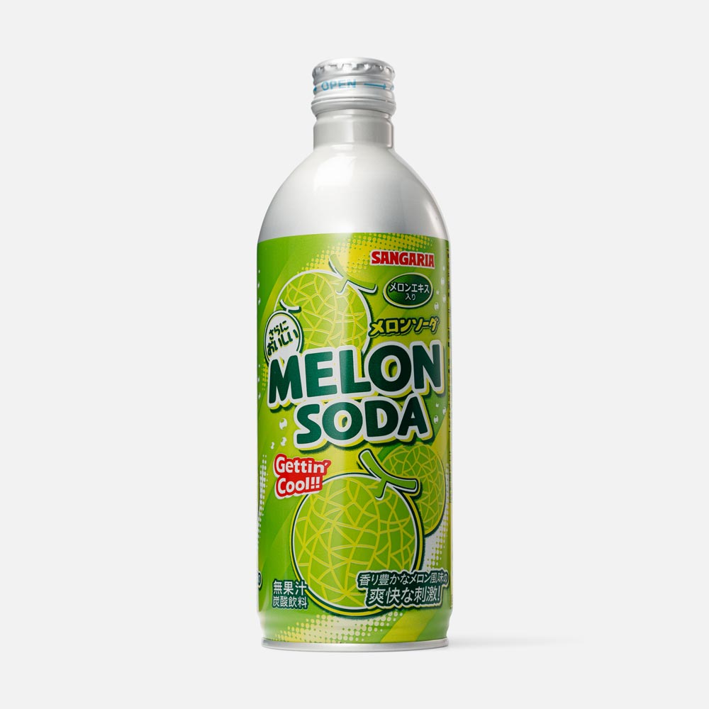 Напиток Sangaria Melon Soda газированный со вкусом дыни 500 мл 412₽