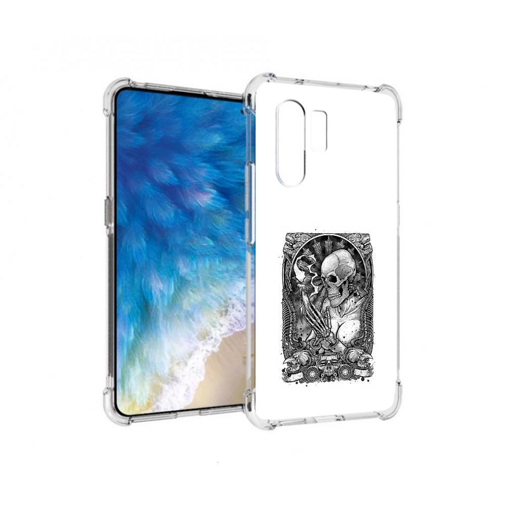 

Чехол MyPads Tocco для Vivo X30 девушка скелет (PT142331.408.316), Прозрачный, Tocco