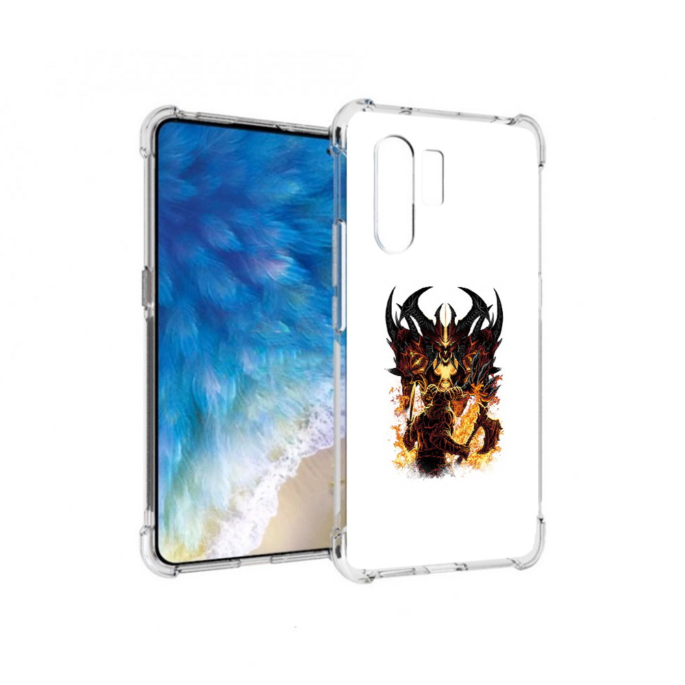 

Чехол MyPads Tocco для Vivo X30 демон shadow fiend (PT142331.408.318), Прозрачный, Tocco