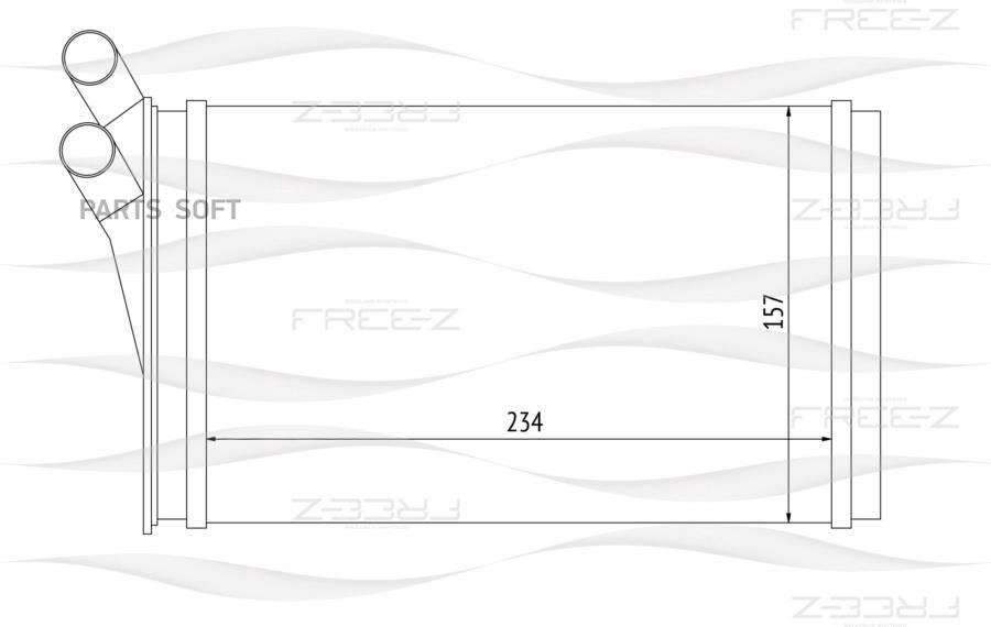 

Радиатор отопителя FREE-Z KW0244