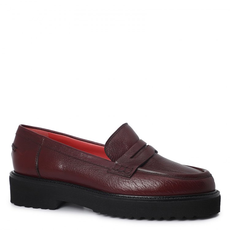 

Лоферы женские Pas De Rouge 3203 бордовые 35 EU, 3203