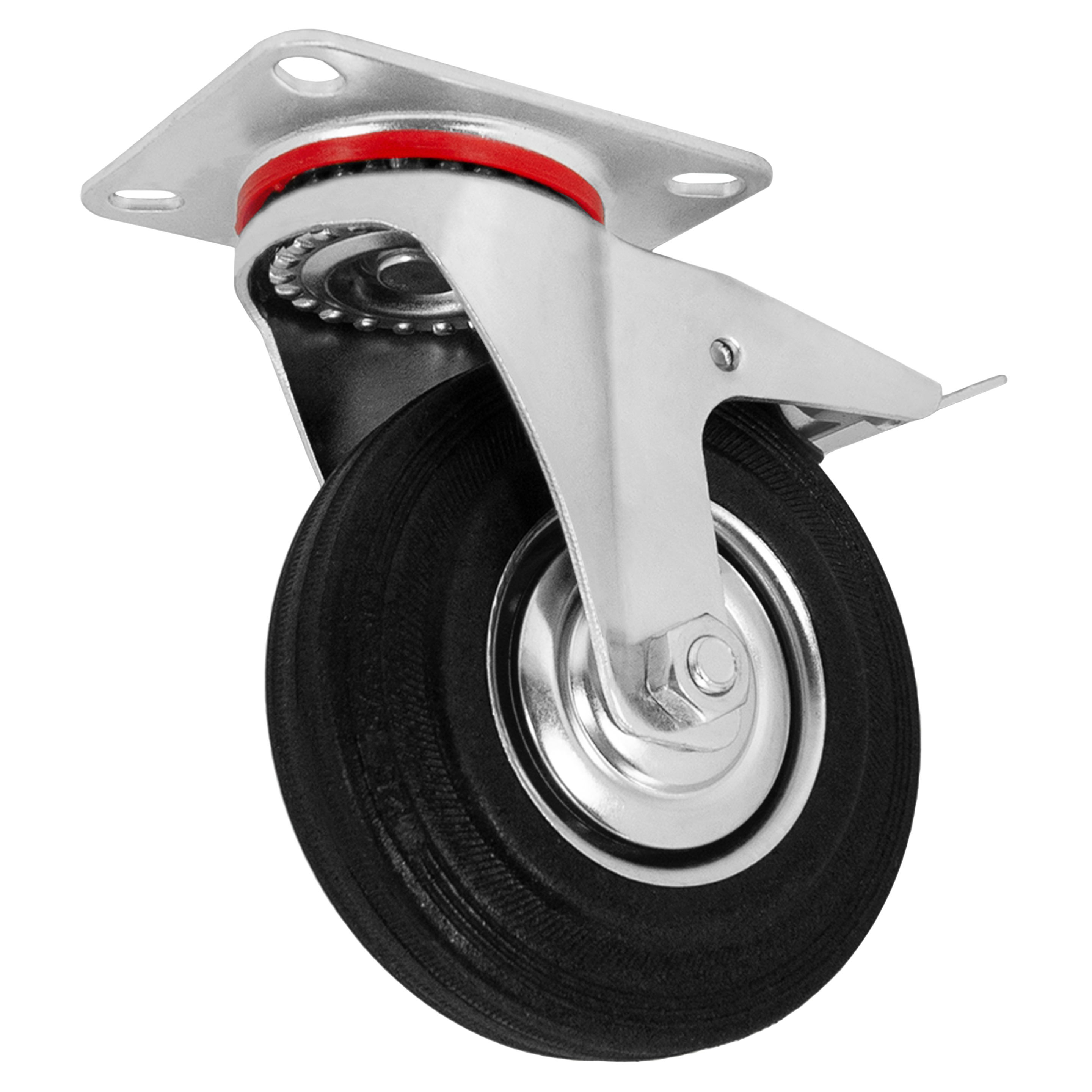 Комплект колес 4 шт 12,5 см для тачки/тележки Yoma Home 125/37,5-50 SCb-55