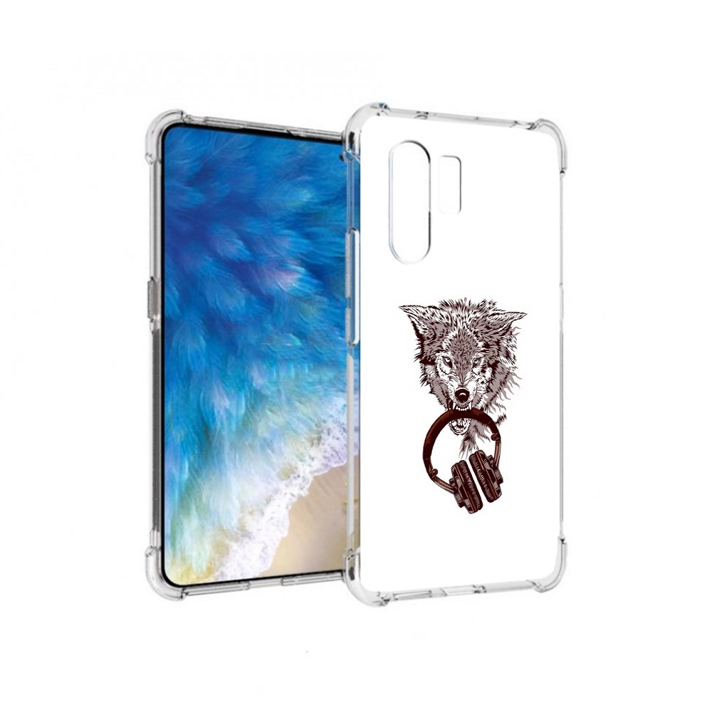 

Чехол MyPads Tocco для Vivo X30 дикий волк (PT142331.408.325), Прозрачный, Tocco