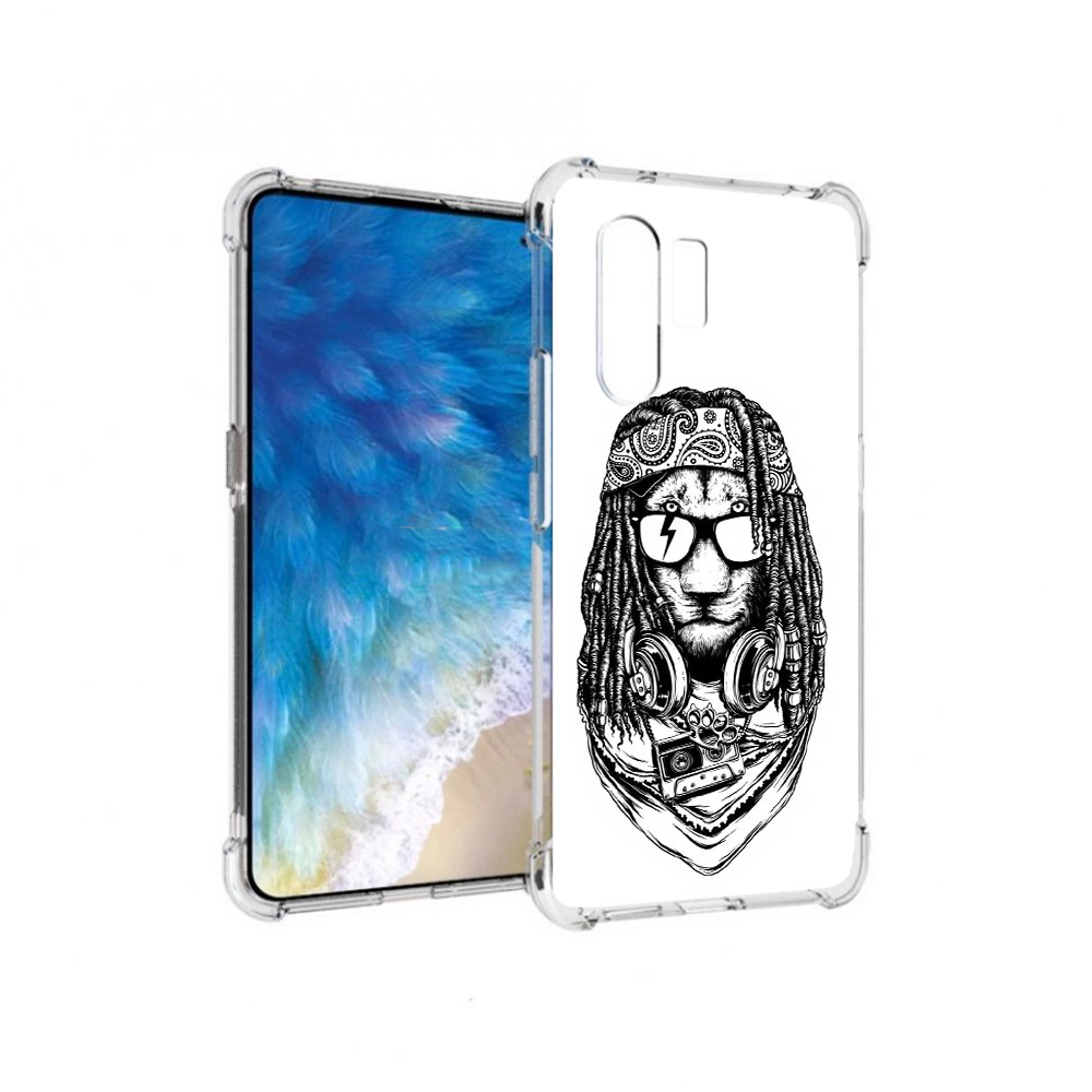 

Чехол MyPads Tocco для Vivo X30 дреды льва (PT142331.408.338), Прозрачный, Tocco