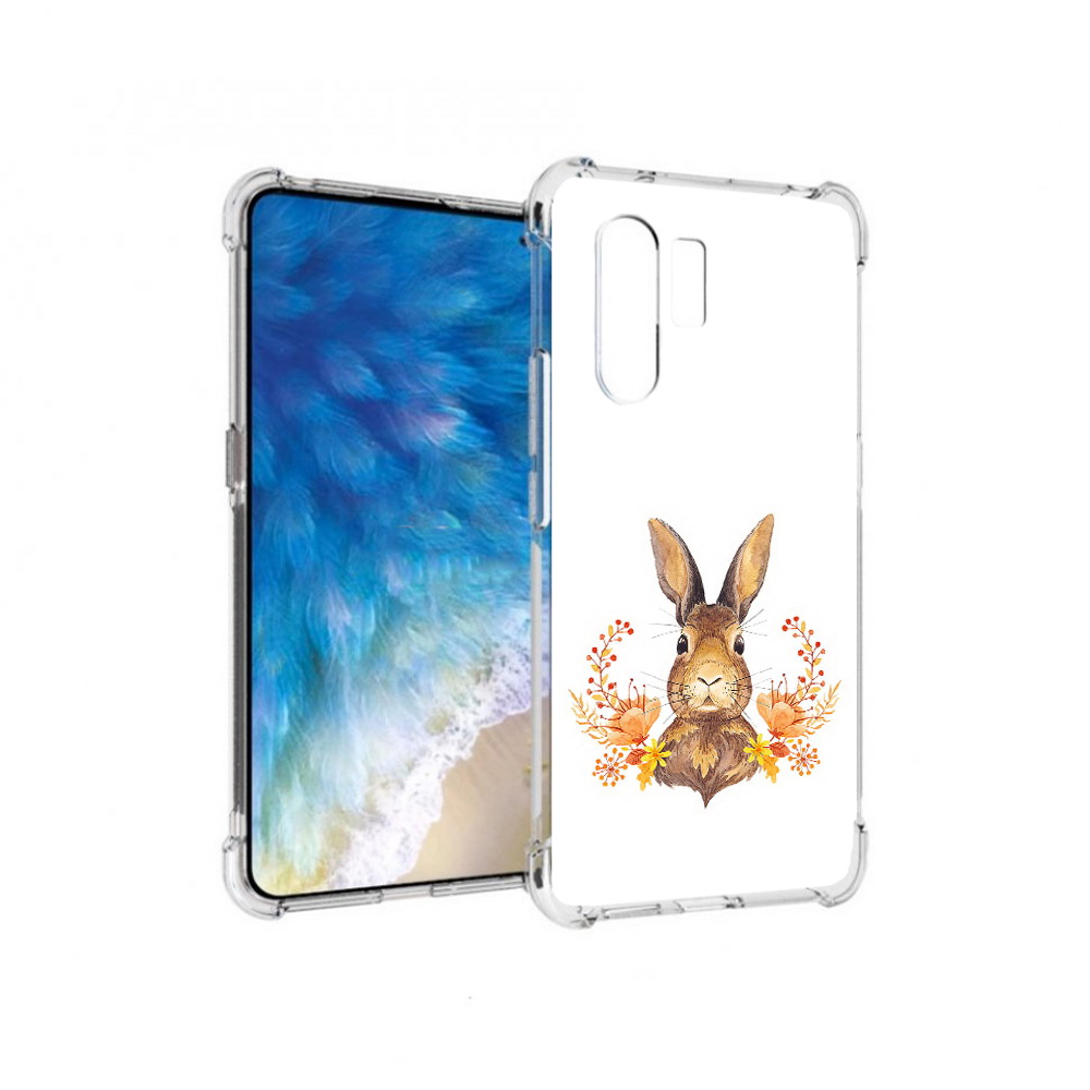 

Чехол MyPads Tocco для Vivo X30 зайка в цветах (PT142331.408.349), Прозрачный, Tocco
