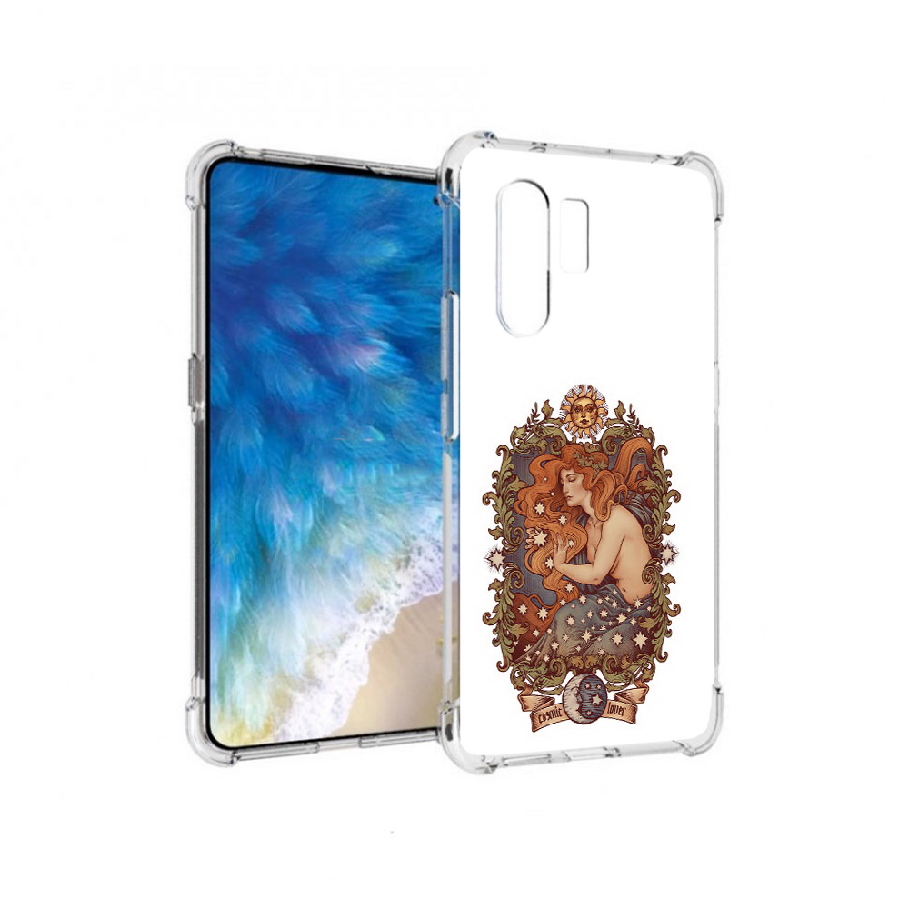 

Чехол MyPads Tocco для Vivo X30 звездная девушка абстракция (PT142331.408.351), Прозрачный, Tocco