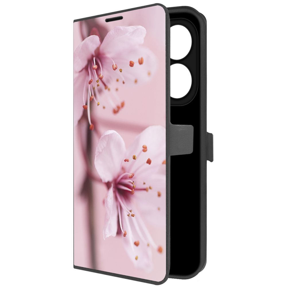 

Чехол-книжка Krutoff Eco Book для INFINIX Smart 8 Pro Весна (черный)