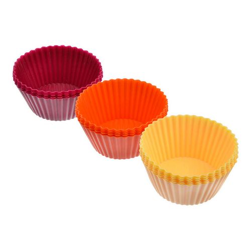Набор форм для выпечки кексов Vetta силиконовые 6,5 x 3,3 см в ассортименте
