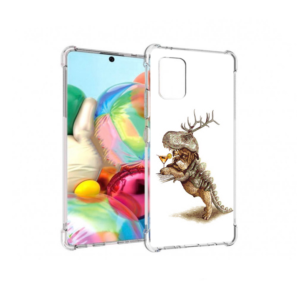 

Чехол MyPads Tocco для Samsung Galaxy A71 тематическая вечеринка (PT226912.529.638), Прозрачный, Tocco